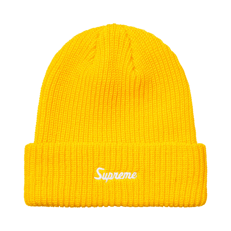Supreme Loose Gauge Beanie 'Yellow'
