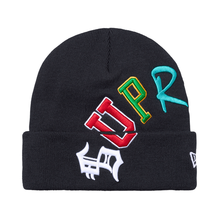 Supreme New Era Arc Beanie 'Navy'