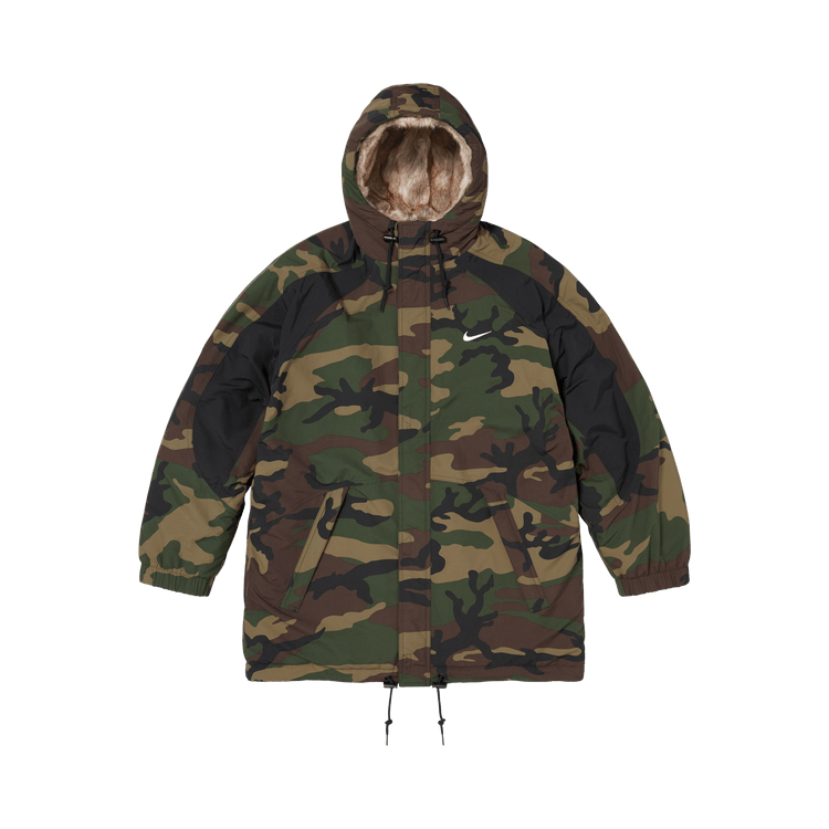 Supreme x Nike Faux Fur Reversible Parka 'Woodland Camo'