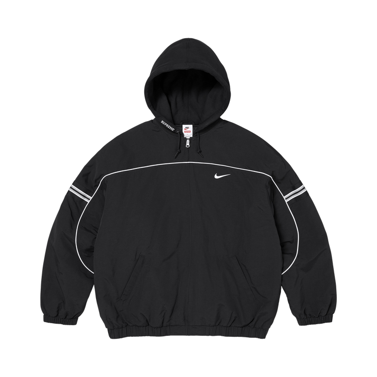 Supreme x Nike Nylon Hooded Jacket 'Black'