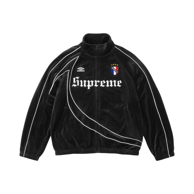 Supreme x Umbro Velour Track Jacket 'Black'