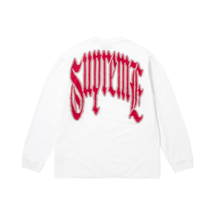 Supreme Intarsia Long-Sleeve Top 'White'