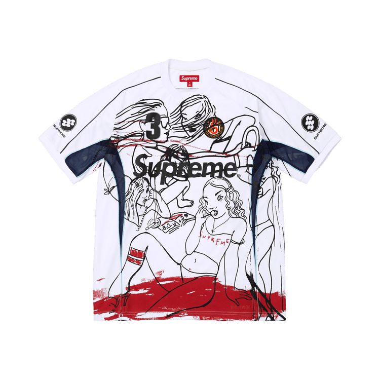 Supreme x Rita Ackermann Jersey 'White'