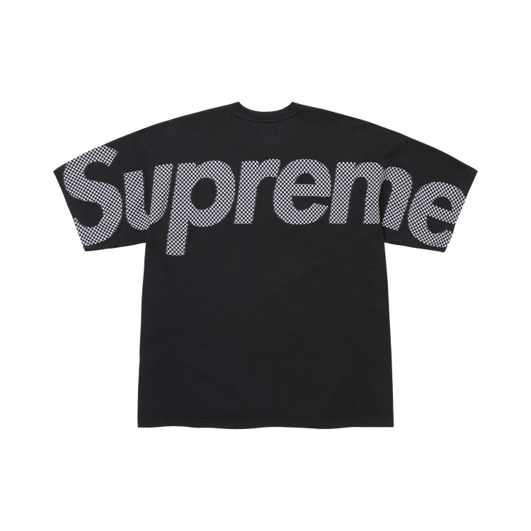 Supreme Checkerboard Intarsia Short-Sleeve Top 'Black'