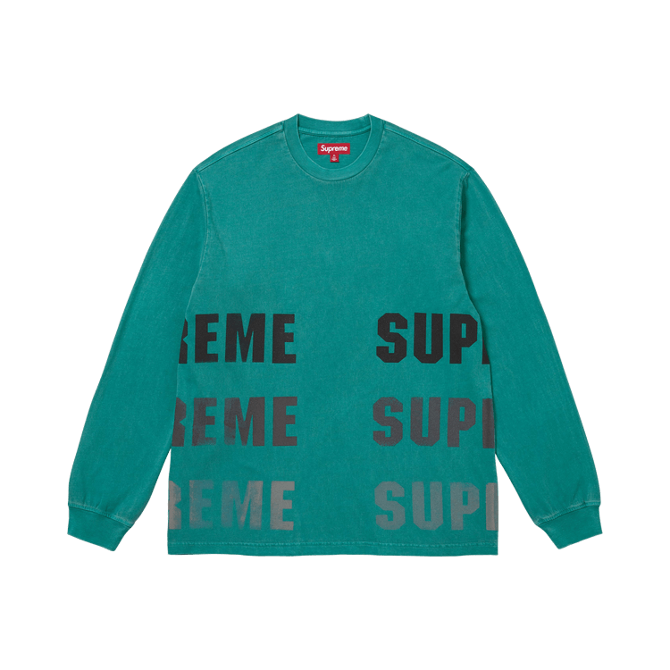 Supreme Reflective Long-Sleeve Top 'Teal'
