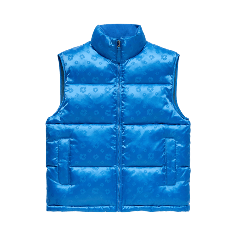 Denim Tears Jacquard Monogram Cotton Wreath Vest 'Blue'