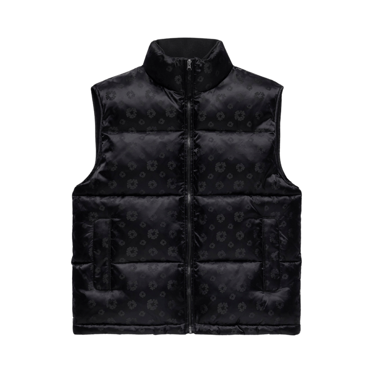 Denim Tears Jacquard Monogram Cotton Wreath Vest 'Black'