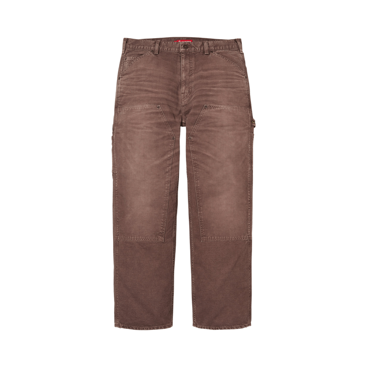 Supreme Worn Double Knee Painter Pant 'Brown'