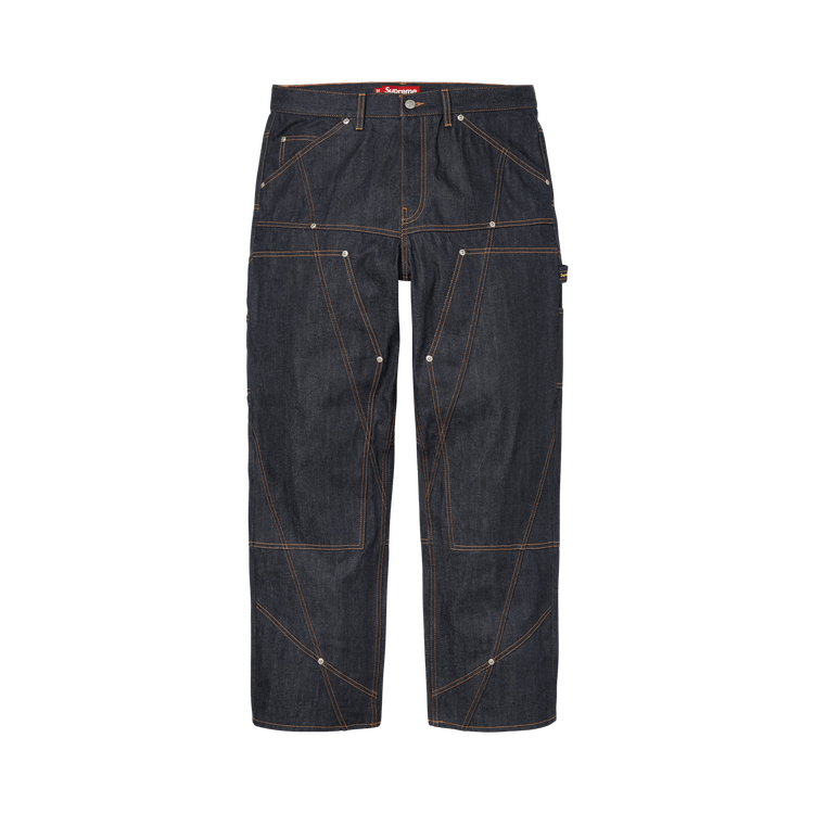 Supreme Paneled Double Knee Painter Pant 'Rigid Indigo'