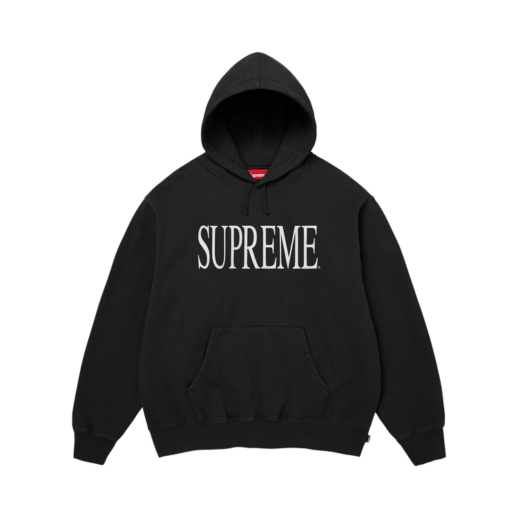 Supreme Capital Hooded Sweatshirt 'Black'