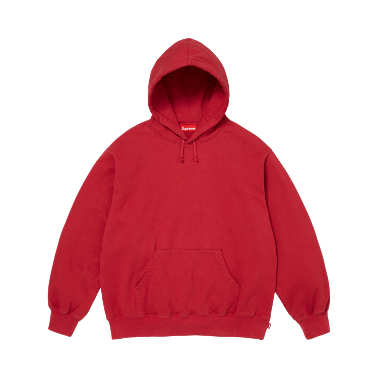 Supreme Mirro Appliqué Hooded Sweatshirt 'Red'