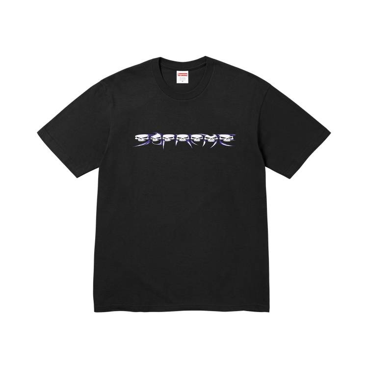 Supreme Skulls Spellout Tee 'Black'