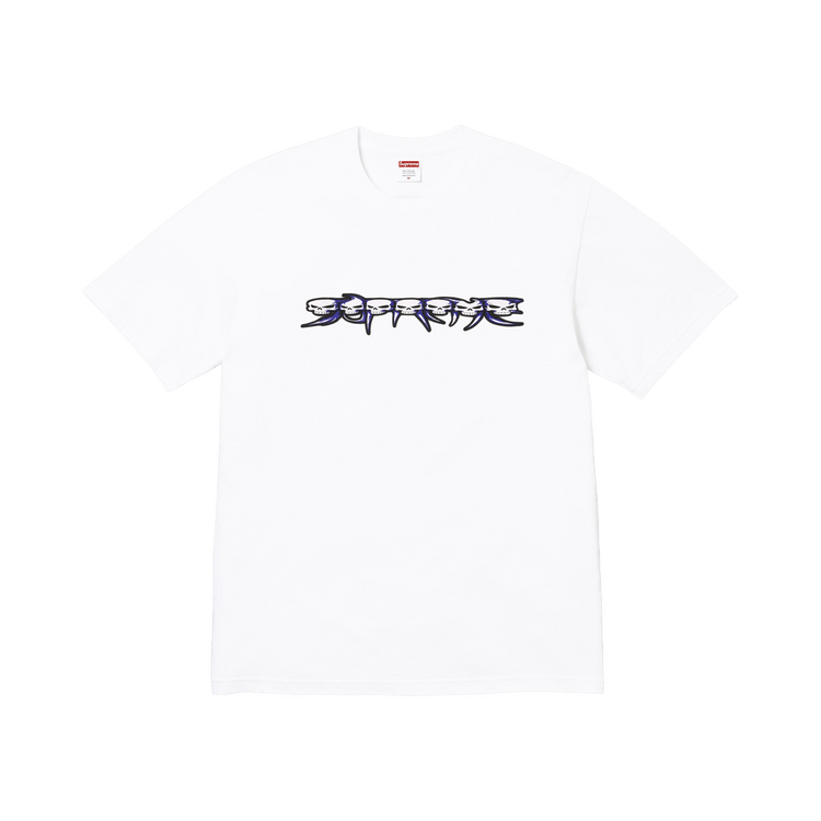 Supreme Skulls Spellout Tee 'White'