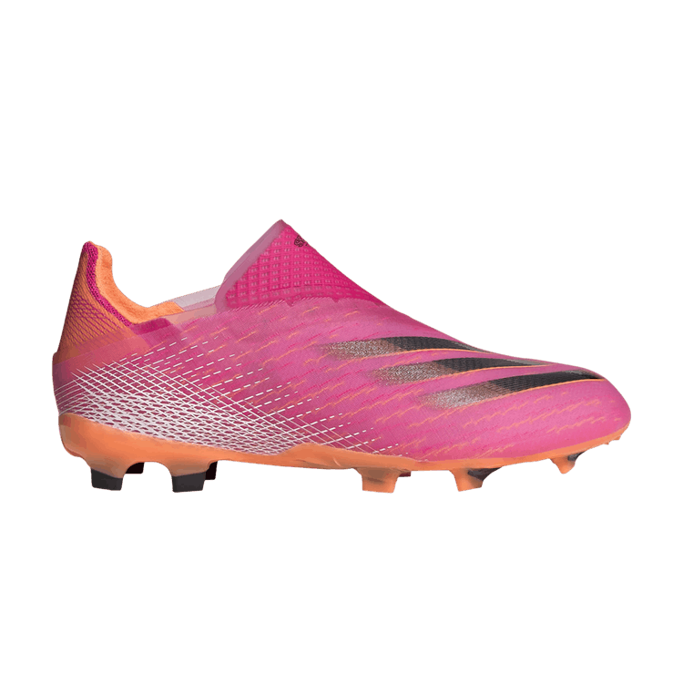 Adidas X Ghosted+ Laceless FG J 'Shock Pink'