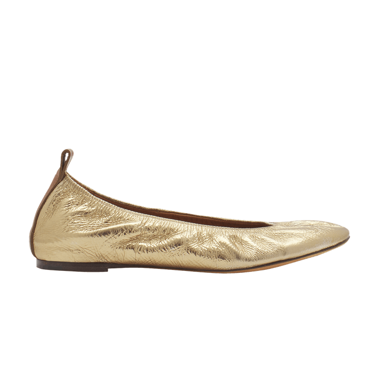 Lanvin Wmns The Ballerina Flat 'Gold'