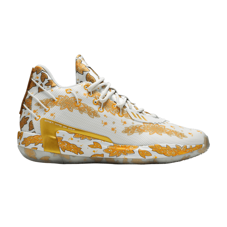Ric Flair x adidas Dame 7 'White Gold Metallic'