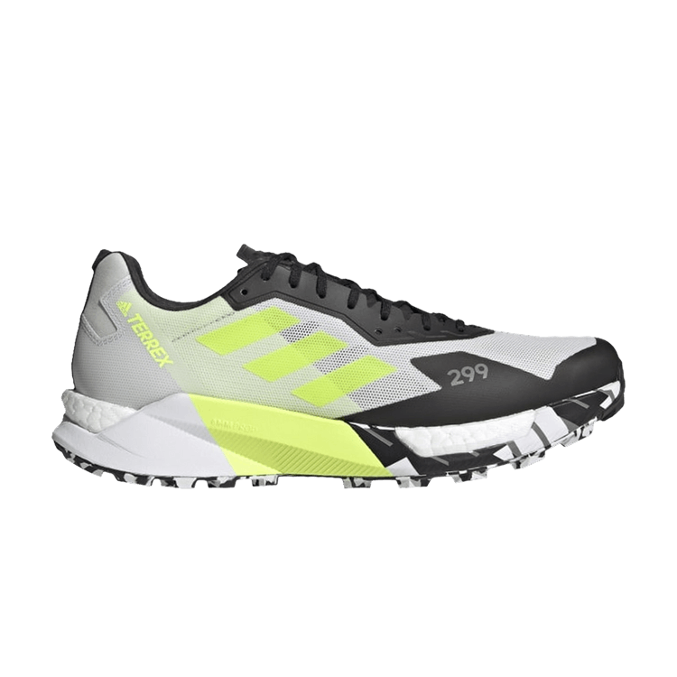 Adidas Terrex Agravic Ultra Trail 'Grey Solar Yellow'