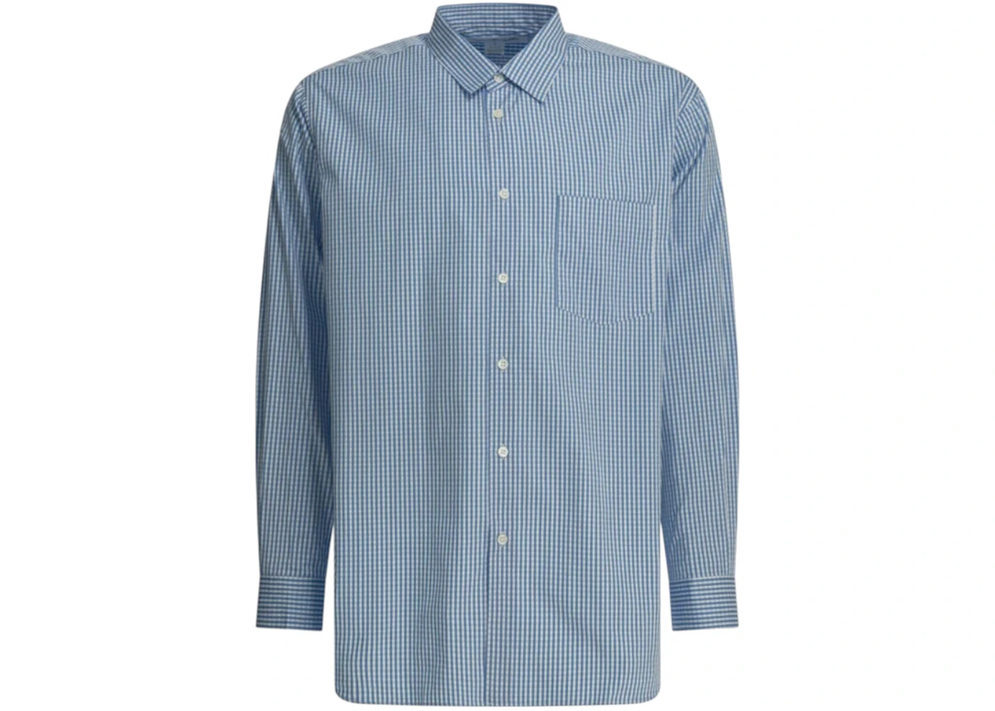 Comme des Garcons Forever Striped Cotton Shirt Light Blue