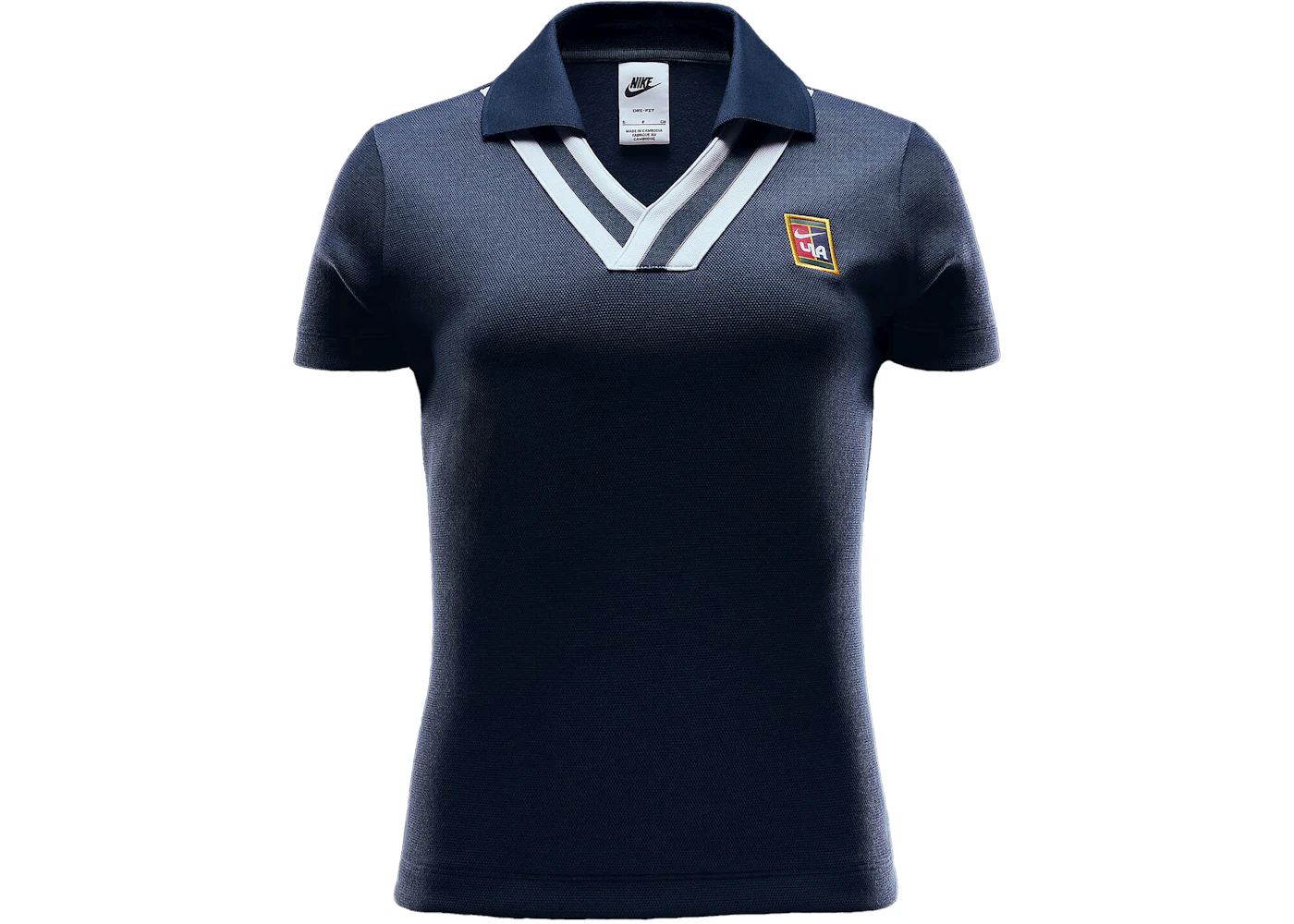 Nike x YOON Women's Short-Sleeve Polo Armory Navy/White
