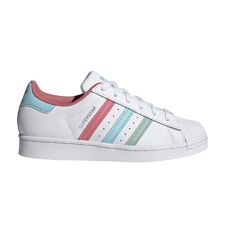 Adidas Superstar J 'White Hazy Rose Sky'