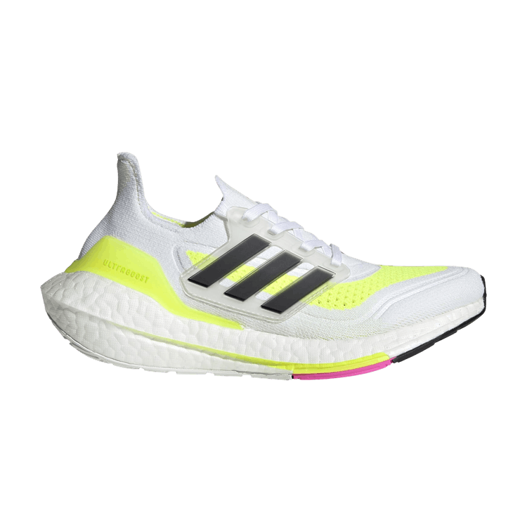 adidas UltraBoost 21 J 'White Solar Yellow'