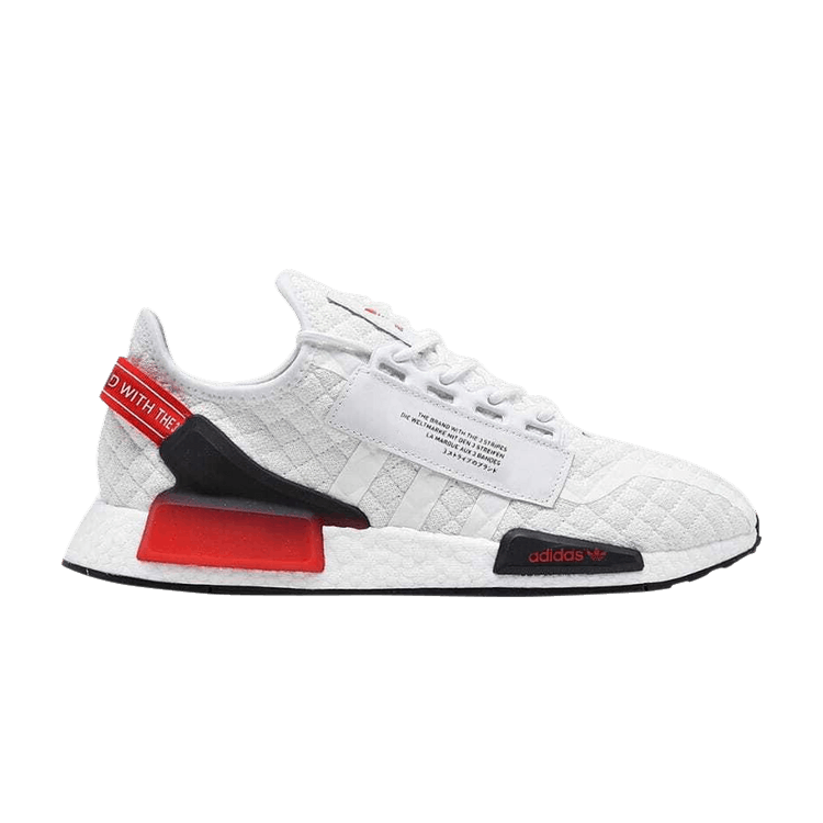 adidas NMD_R1 V2 'Quilted - White Solar Red'