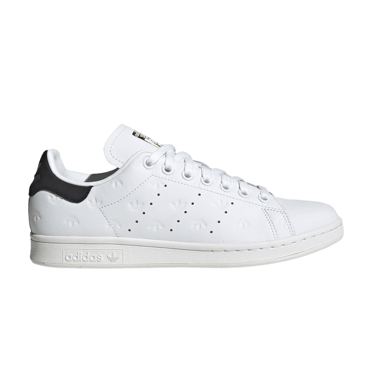Adidas Wmns Stan Smith 'Allover Debossed Trefoils - White Black'