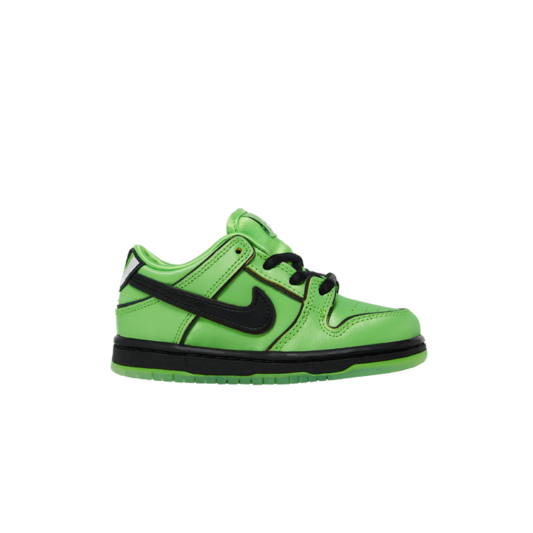 The Powerpuff Girls x Nike Dunk Low Pro SB QS TD 'Buttercup'