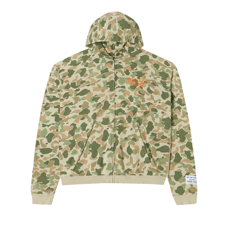 Gallery Dept. 90's Full Zip 'Frog Camo Plains'