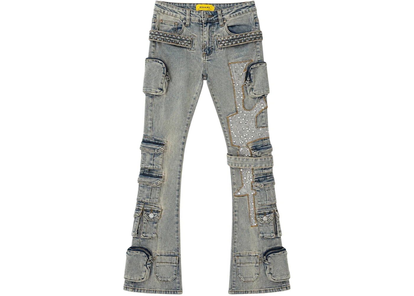 Guapi Vintage Machine Gun Denim Jeans Vintage Denim