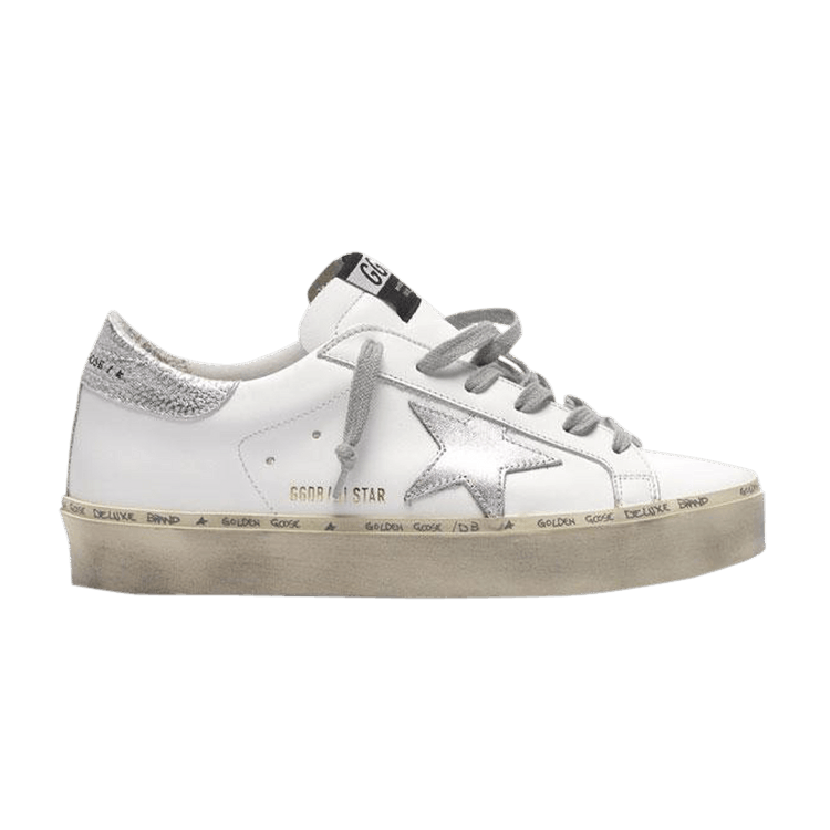Golden Goose Wmns Hi Star 'White Silver'