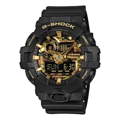 CASIO G-Shock Analog-Digital GA700 Series 'Camo Gold'
