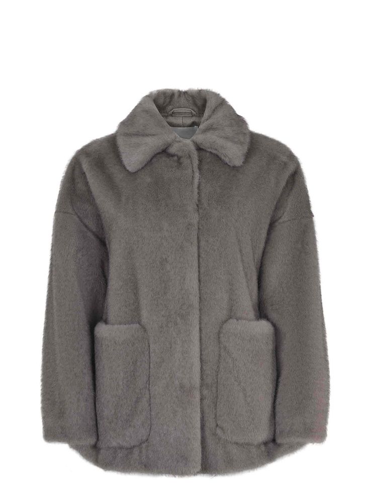 Herno Faux Fur Pocket Coats