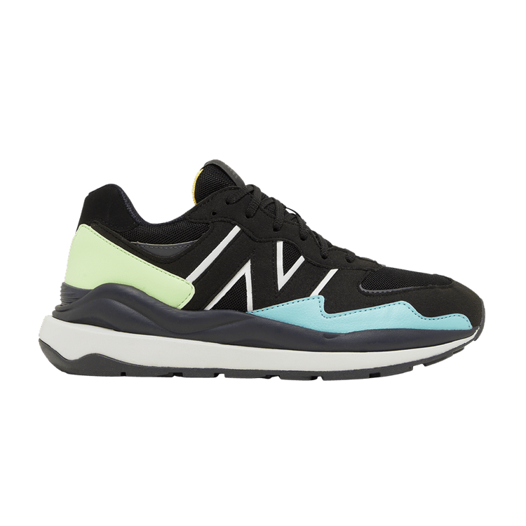 New Balance 57/40 Big Kid 'Black Vibrant Spring Glow'