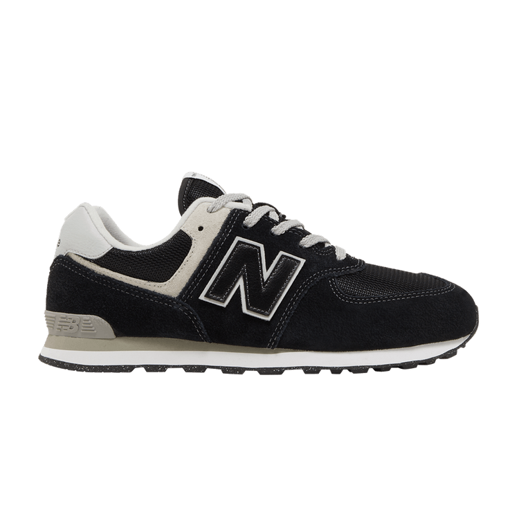 New Balance 574 Big Kid 'Core Pack - Black White'