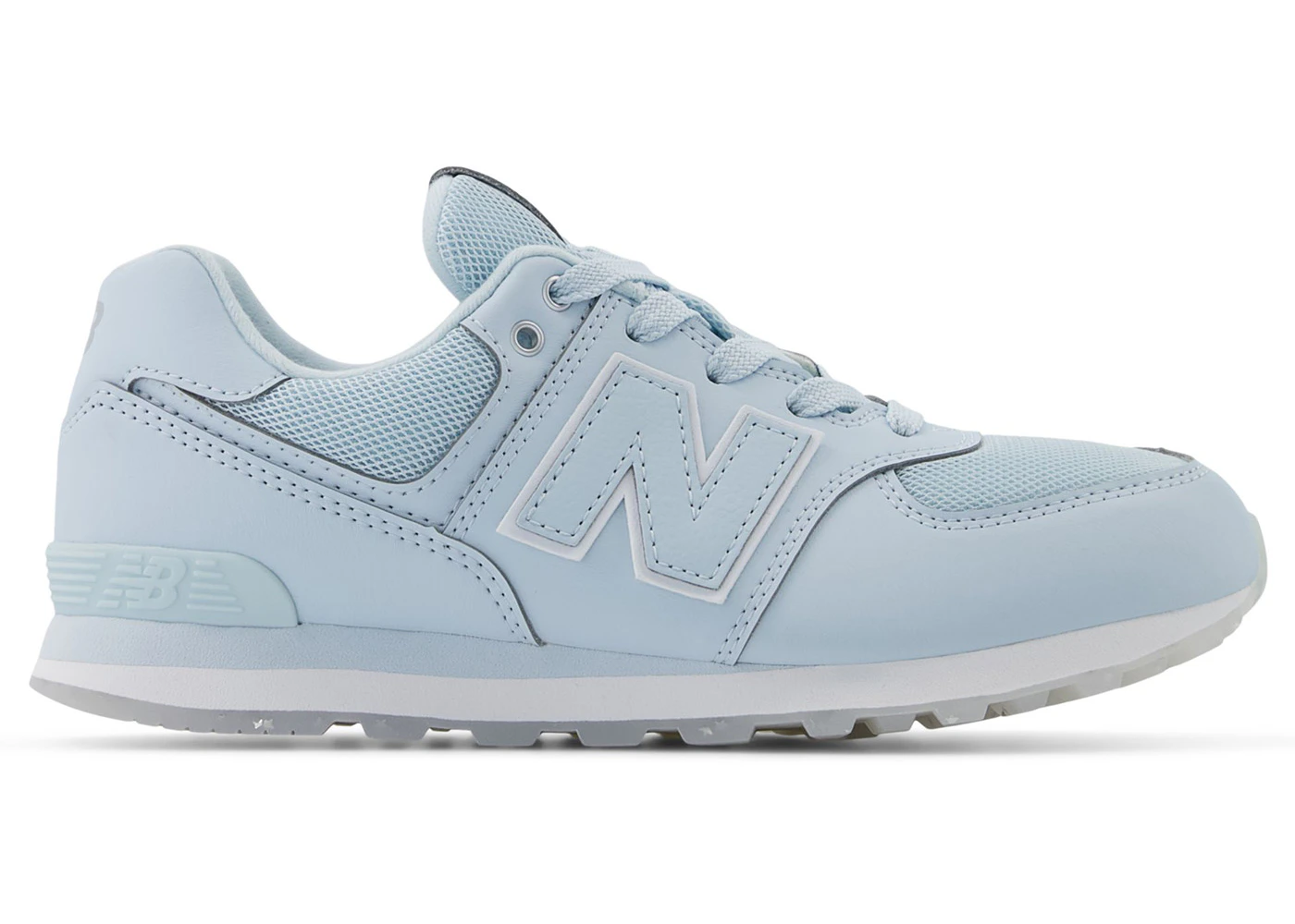 New Balance 574 Lace Frosted Glass Silver Metalic (GS)