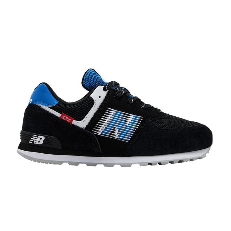 New Balance 574 Big Kid 'Speed - Black Cobalt'