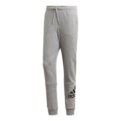 adidas Logo Printing Bundle Feet Sports Pants Version Gray