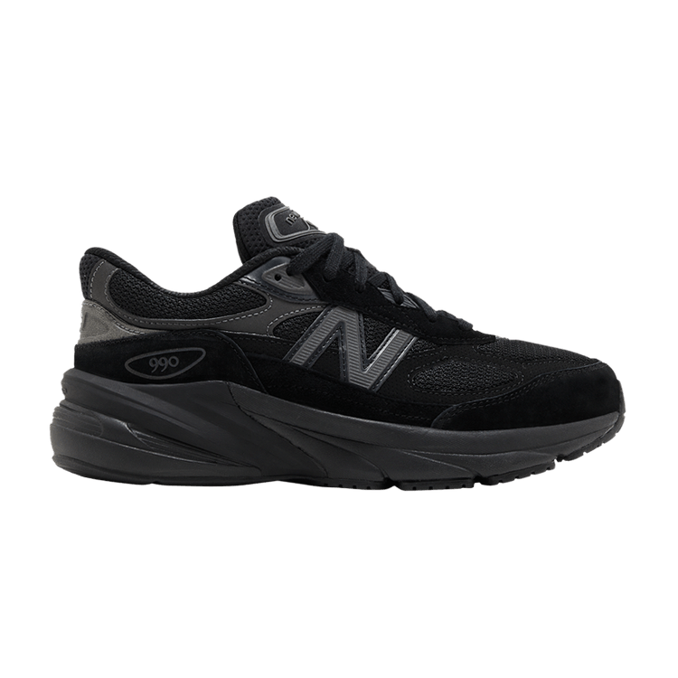 New Balance 990v6 Big Kid 'Black Metallic'