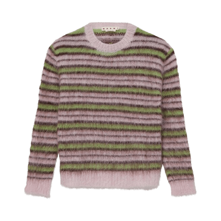 Marni Long-Sleeve Crewneck Sweater 'Pale Pink'
