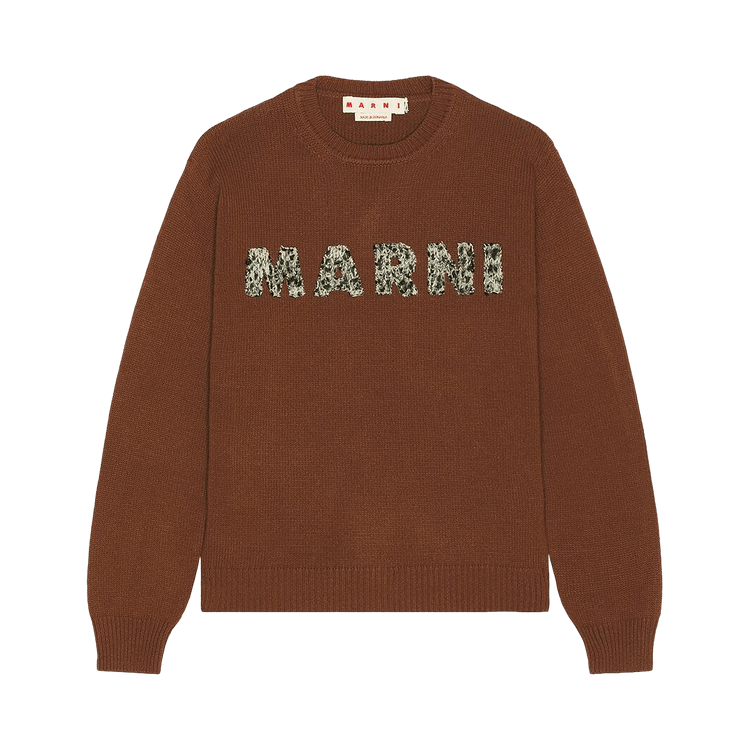 Marni Roundneck Sweater 'Maroon'