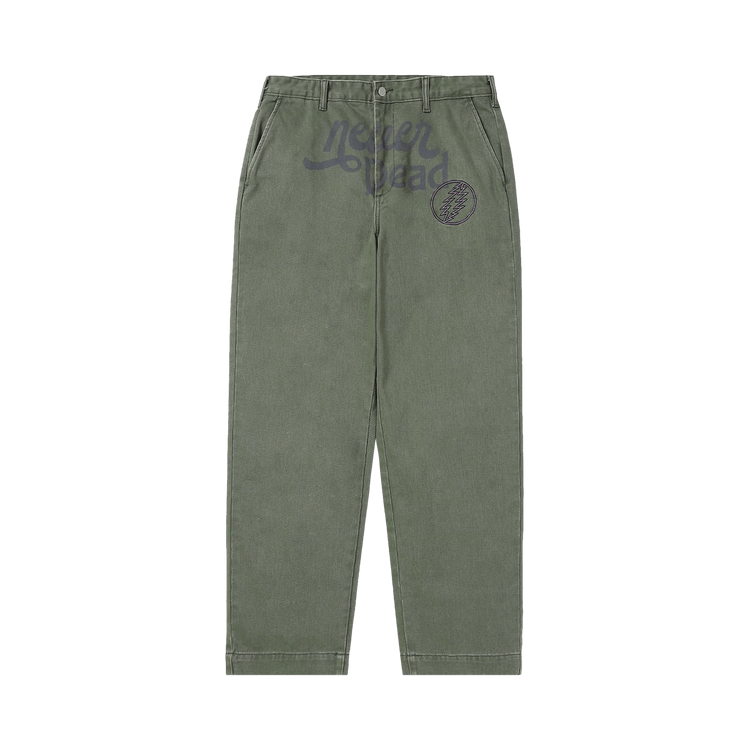 thisisneverthat x Grateful Dead Never Dead Work Pant 'Mud'