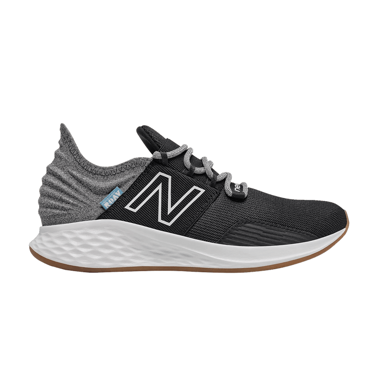 New Balance Fresh Foam Roav Big Kid 'Tee Shirt - Black Light Aluminum'
