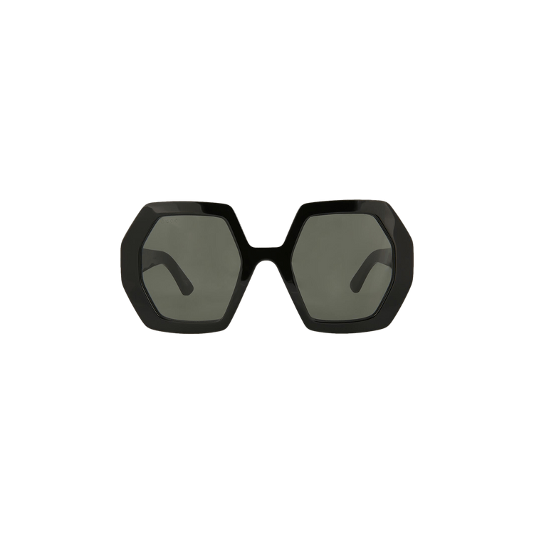 Gucci Geometric Sunglasses 'Black/Grey'