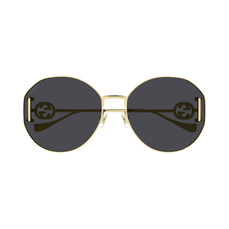Gucci Oval Sunglasses 'Gold'
