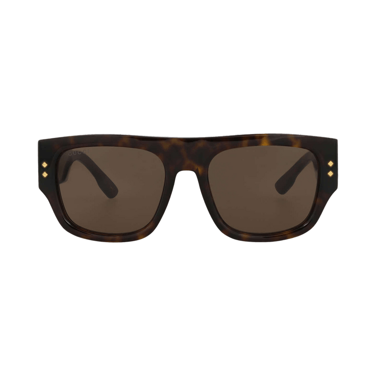 Gucci Square Sunglasses 'Havana/Brown'