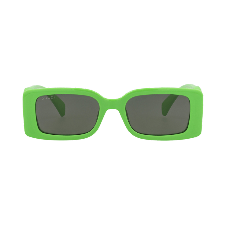 Gucci Square Sunglasses 'Green/Grey'