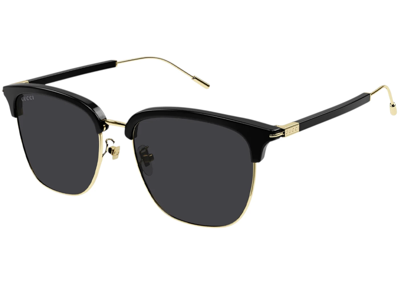 Gucci Rectangle-Frame (GG1337S-003) Sunglasses Dark Brown Tortoise
