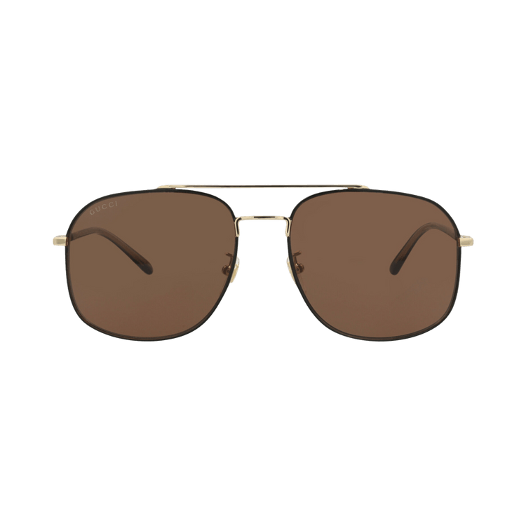 Gucci Aviator Sunglasses 'Gold/Havana/Brown'