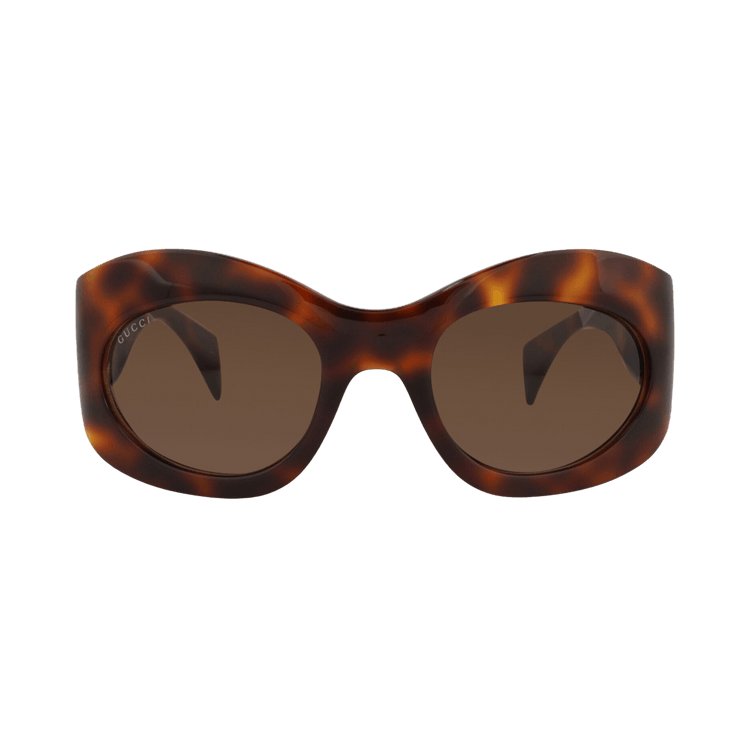 Gucci Shield Sunglasses 'Havana/Brown'